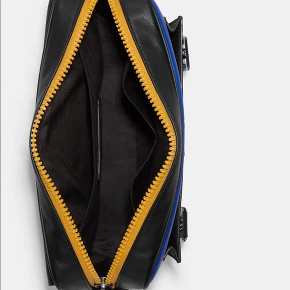 Coach Track Crossbody In Colorblock Signature Canvas - Picture 6 of 9